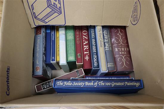 A collection of Folio Society volumes (over 110) and other books